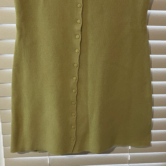 SHEIN Olive Green Mini Dress - Picture 4 of 6